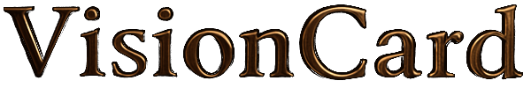 VisionCard Schriftzug